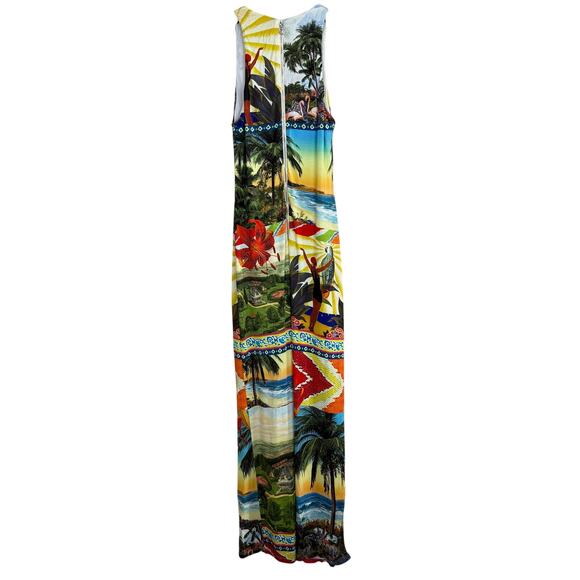 ALICE + OLIVIA Pania Print Sleeveless Maxi Dress - Picture 11 of 12